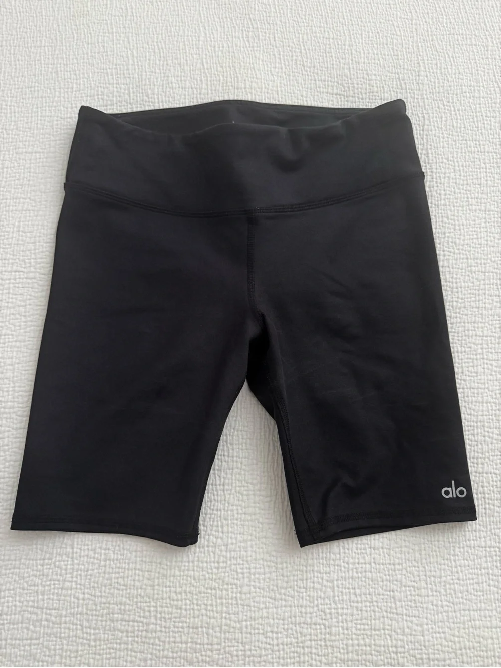 ALO Yoga Black High-Rise Bike Shorts